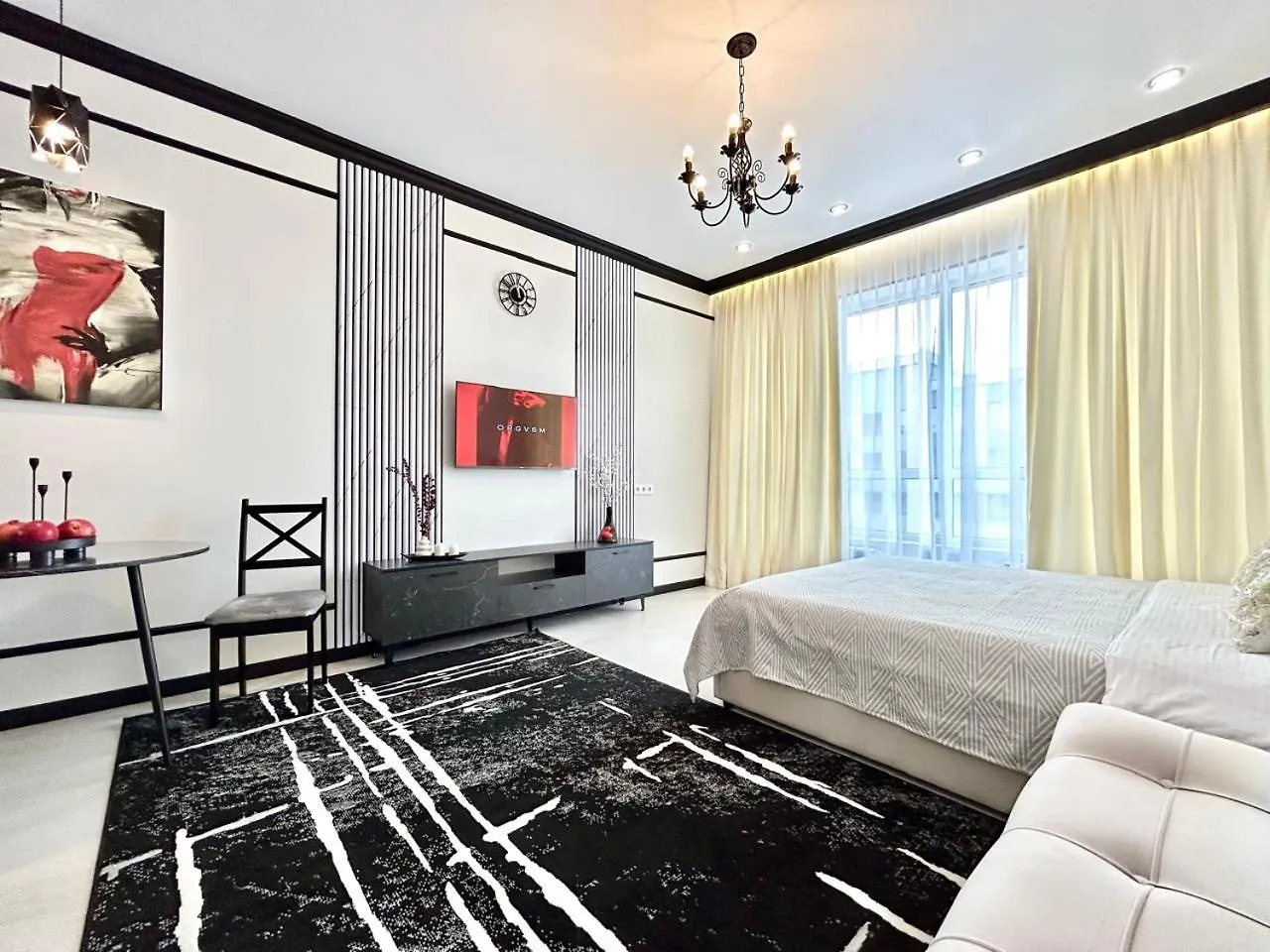 Апарт-Отель Жк Meridian Из 8 Апартаментов Рядом С Арбатом Almaty